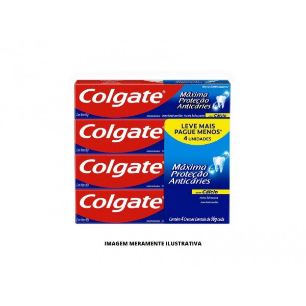 CREME DENTAL - COLGATE - 90g MENTA REFRESCANTE - DP4
